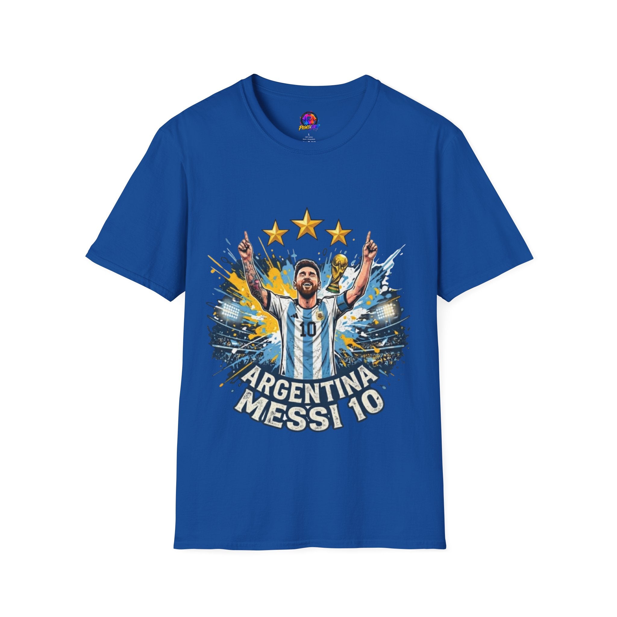 Argentina Messi Soccer T‑Shirt — World Cup Champion Fan Tee