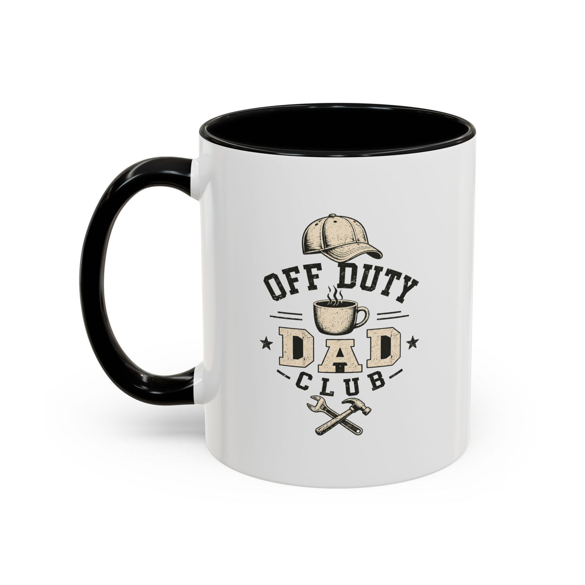 Milo Bailey Dog Dad Mom Off Duty Dad Club Coffee Mug — Funny Father’s Day Accent Mug