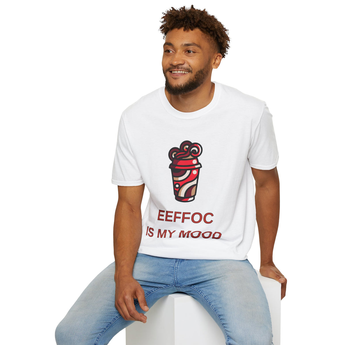 Coffee Mood T-Shirt — “EEFFOC IS MY MOOD” Graphic Tee - Trending Now - August 2026