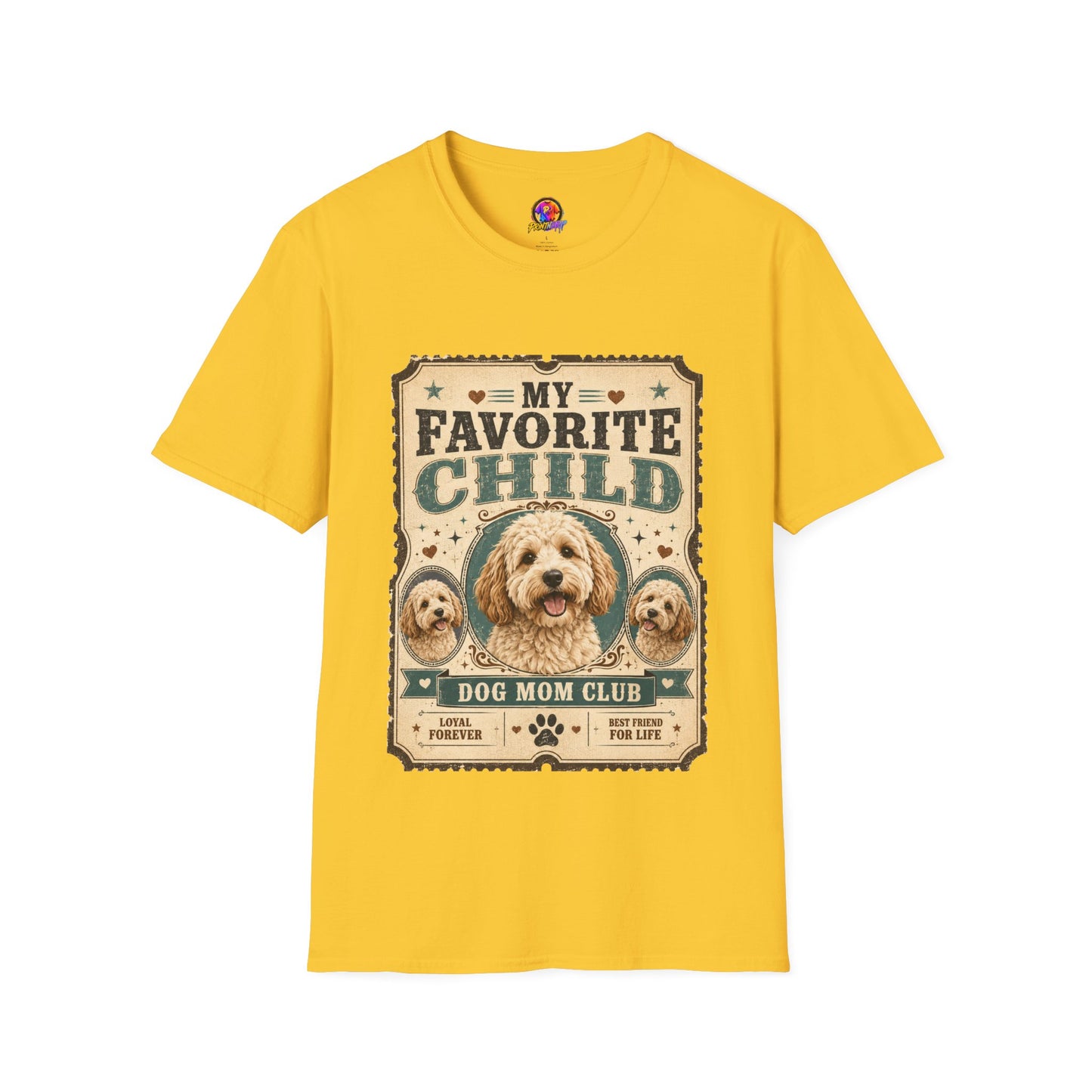 Favorite Child T-Shirt — "My Favorite Child" Dog Mom Club Vintage Tee
