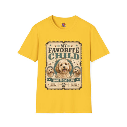 Favorite Child T-Shirt — "My Favorite Child" Dog Mom Club Vintage Tee
