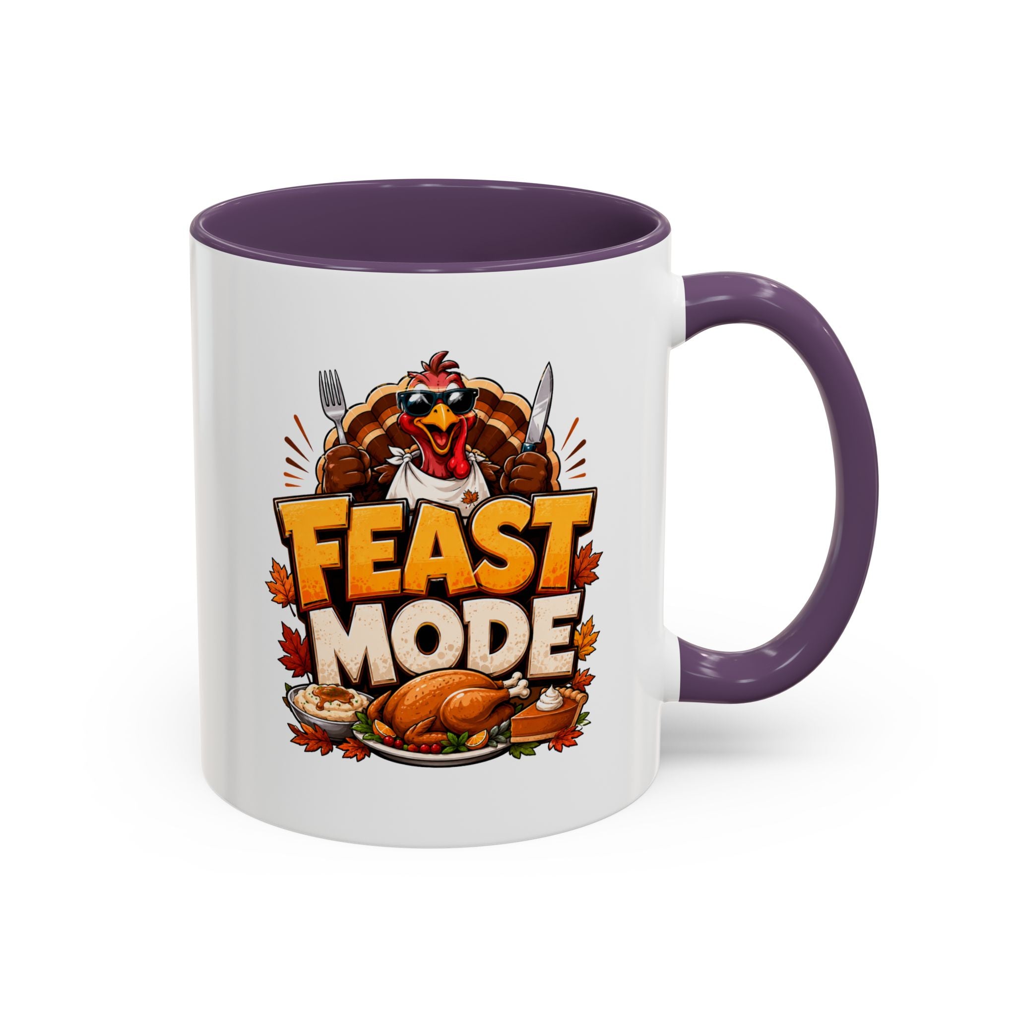 Thanksgiving Mug Feast Mode Coffee Mug — Thanksgiving Turkey Holiday Mug