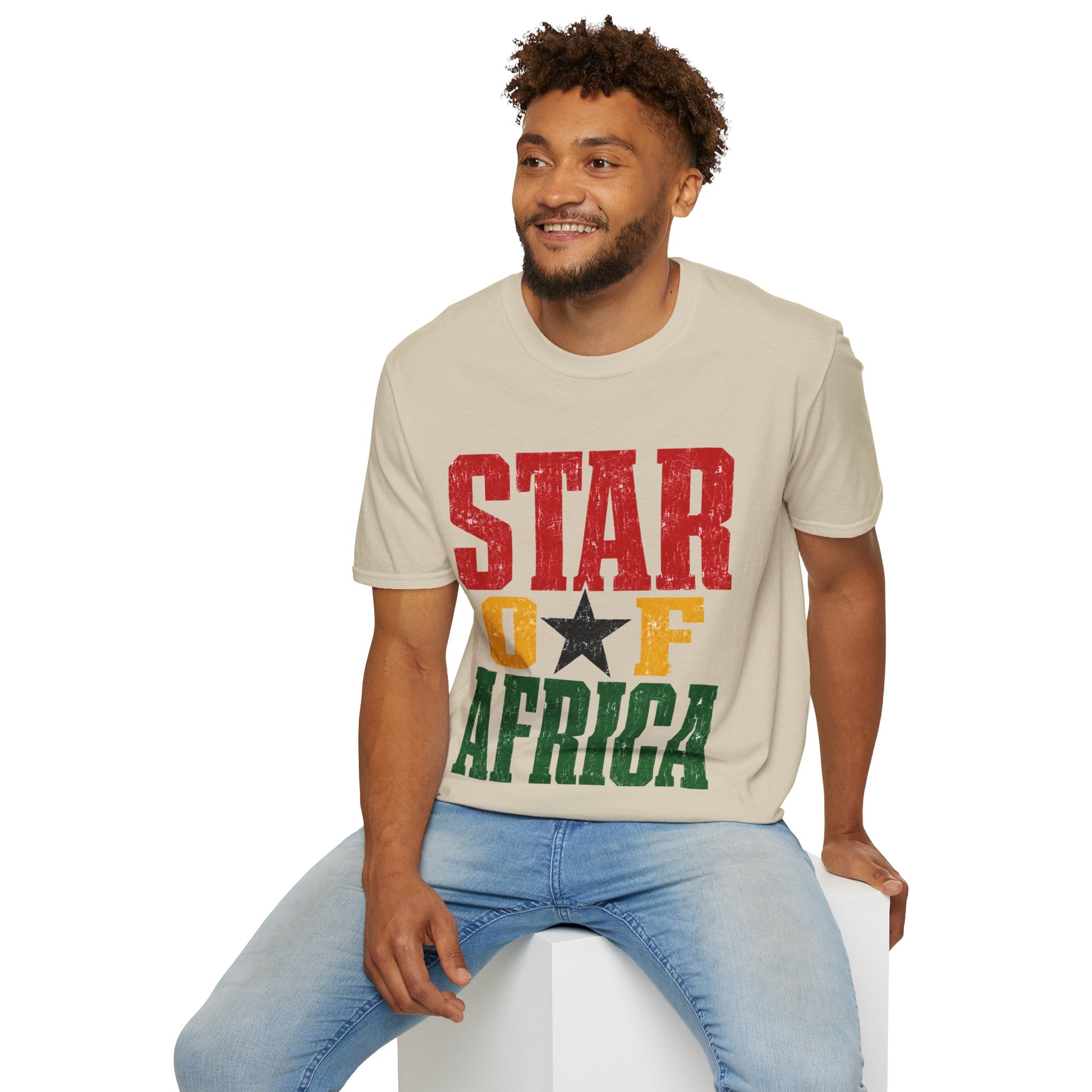 Ghana Star of Africa T-Shirt — Retro Pan-African Graphic Tee