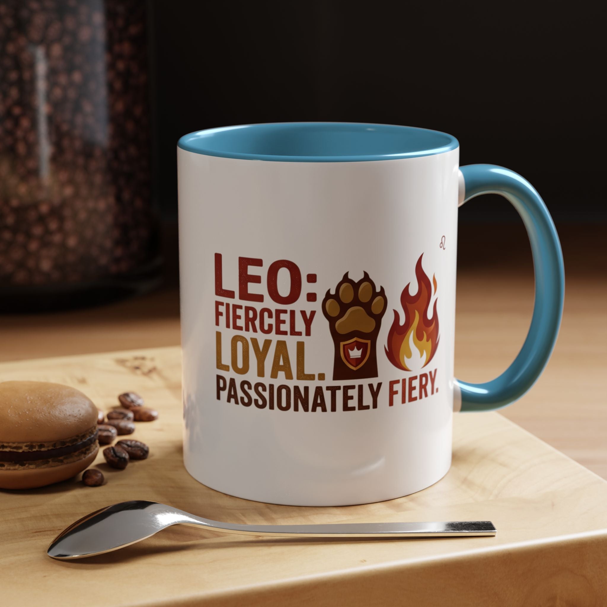 Leo Zodiac Coffee Mug – Fiercely Loyal, Passionately Fiery Accent Mug