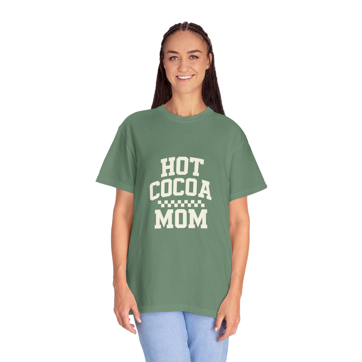 Hot Cocoa Mom T-Shirt — Cozy Holiday Mom Gift - Trending Now - October 2026
