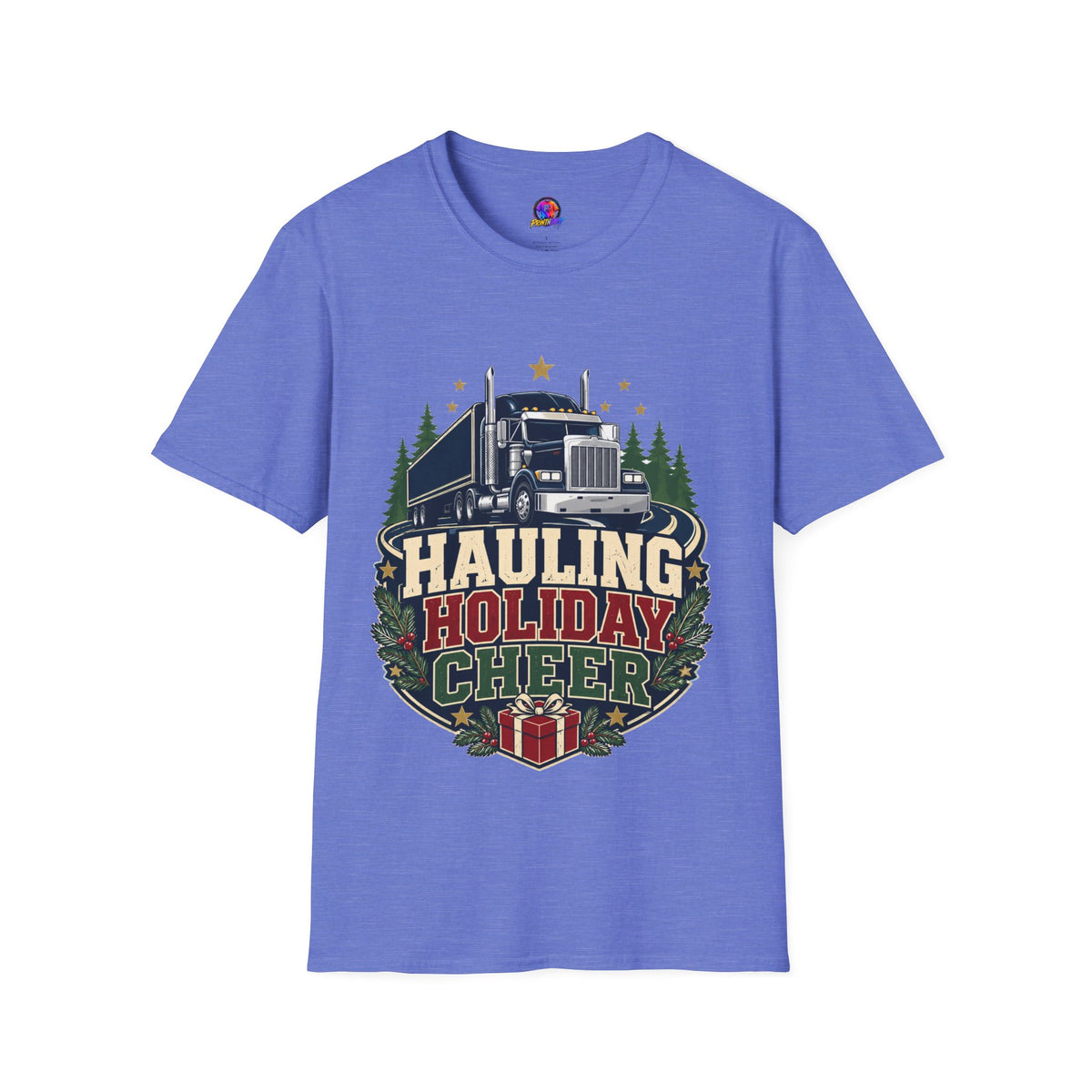 Christmas Truck T‑Shirt — "Hauling Holiday Cheer" Festive Trucker Tee