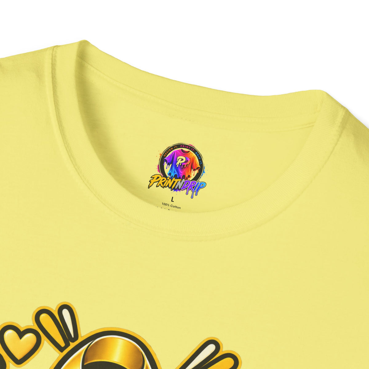 Childhood Cancer Awareness T-Shirt — "Love for the Little Warriors" Yellow Ribbon