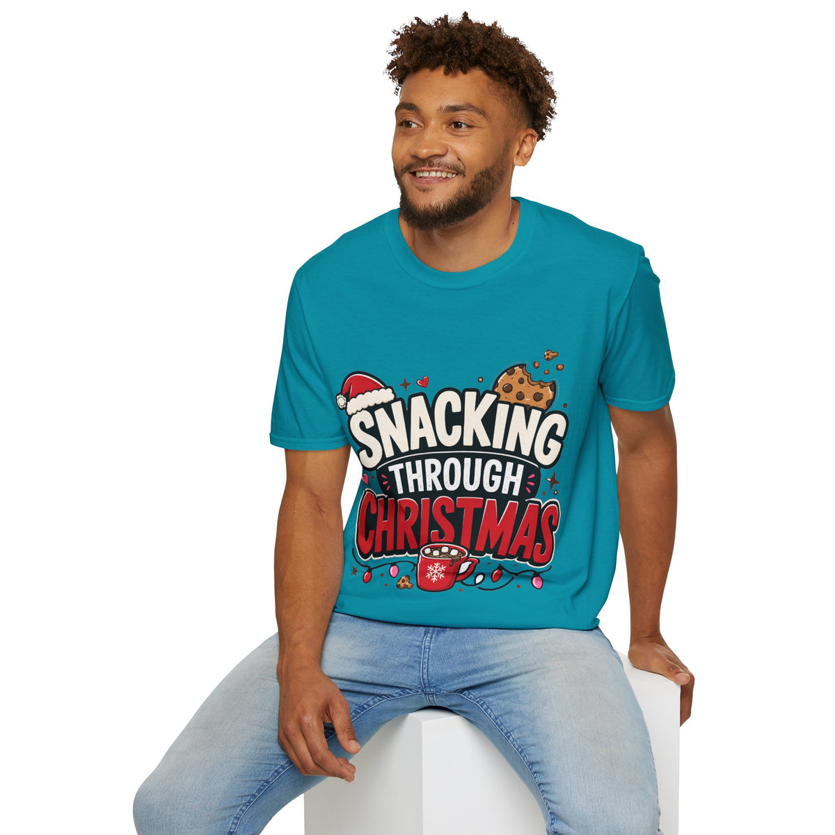 Snacking Through Christmas T-Shirt — Funny Holiday Cookie Tee