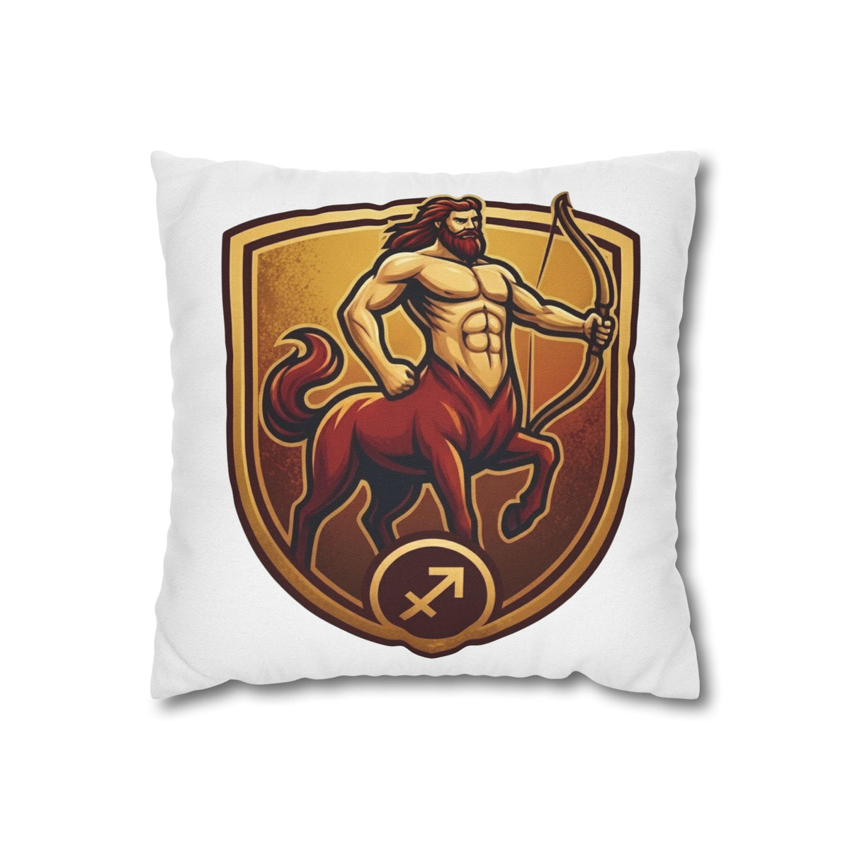 Sagittarius Centaur Zodiac Pillowcase — Archer Constellation Decorative Cushion