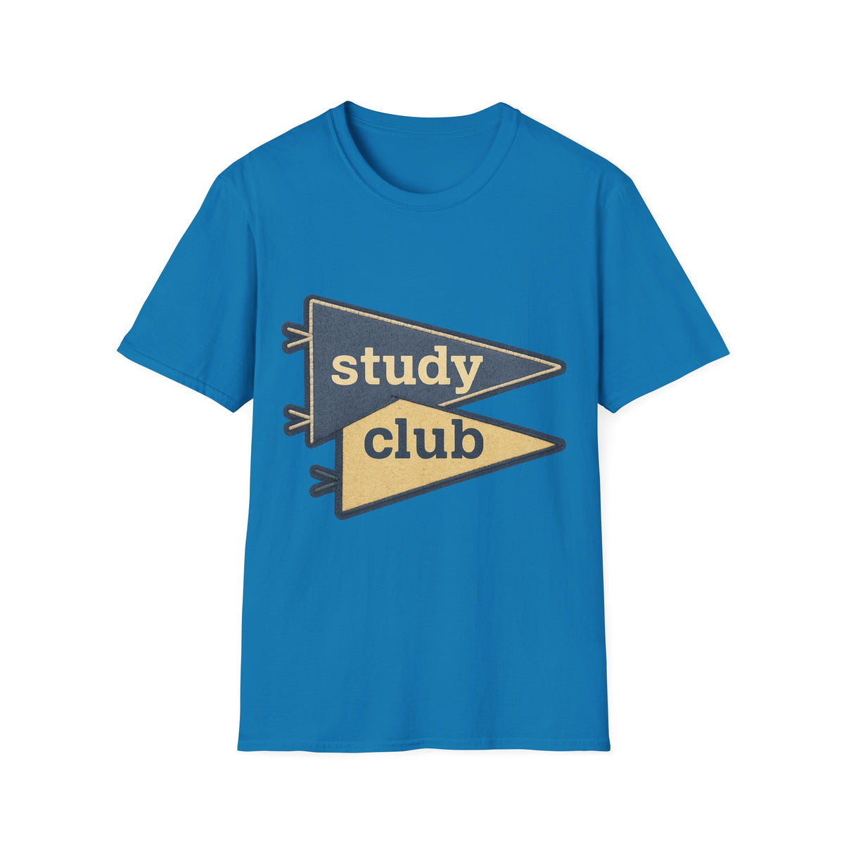 Study Club T-Shirt — Retro Pennant Student Tee - Trending Now - August 2026