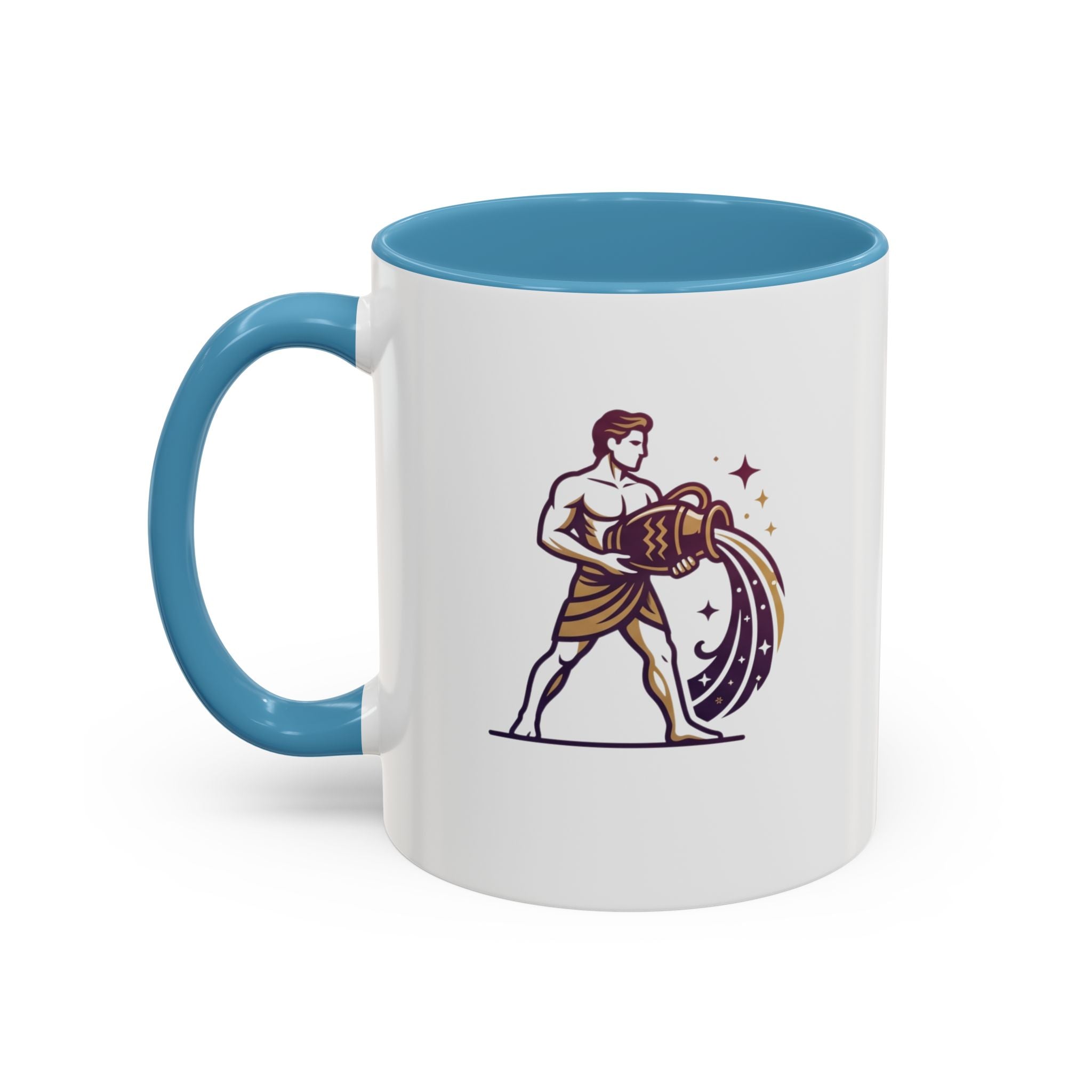 Aquarius Zodiac Coffee Mug — Water Bearer Astrology Gift
