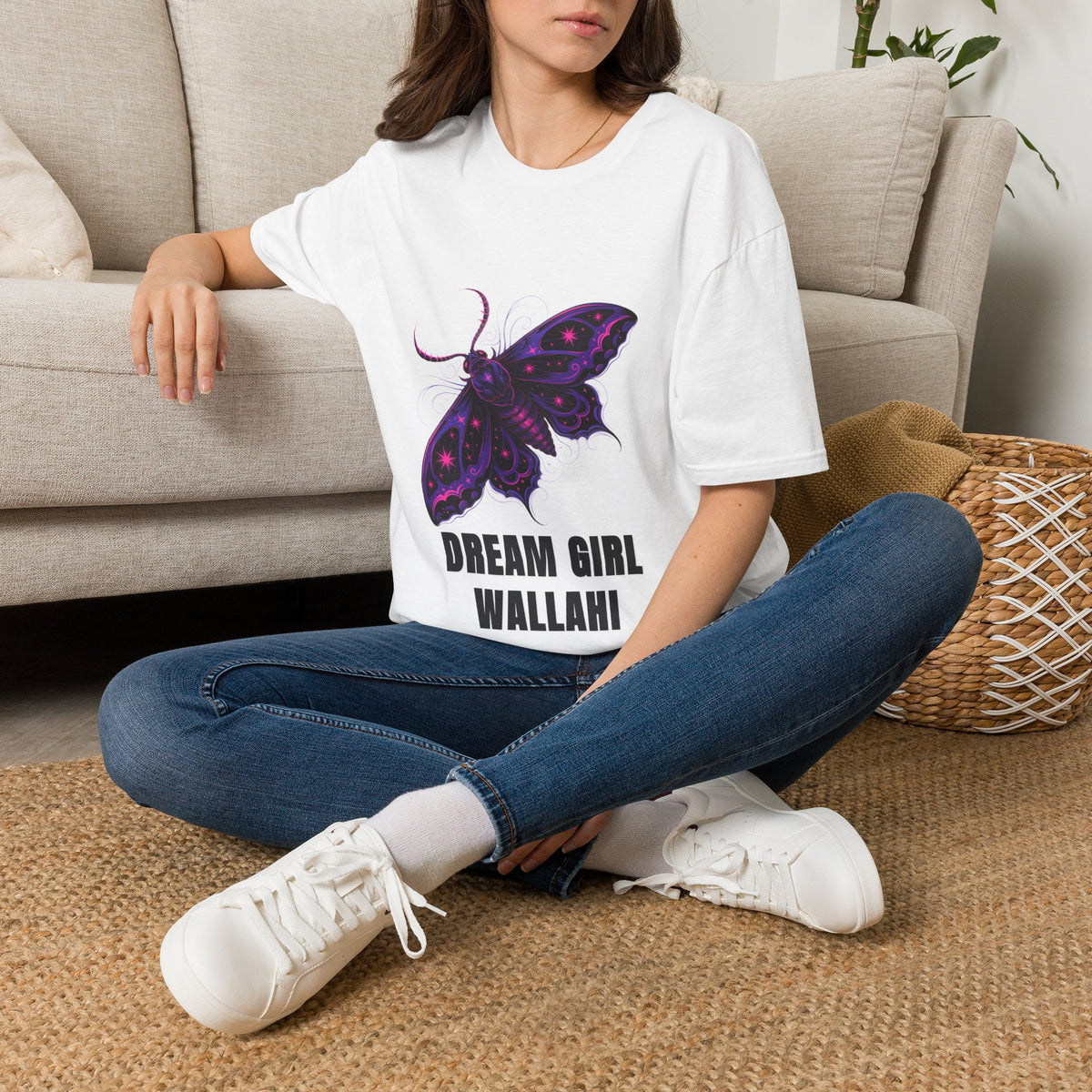 Dream Girl Wallahi Moth T-Shirt - Celestial Goth Graphic Tee - Trending Now - September 2026