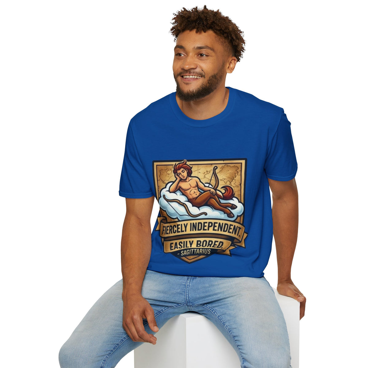 Sagittarius Zodiac T‑Shirt — Fiercely Independent, Easily Bored Astrology Tee