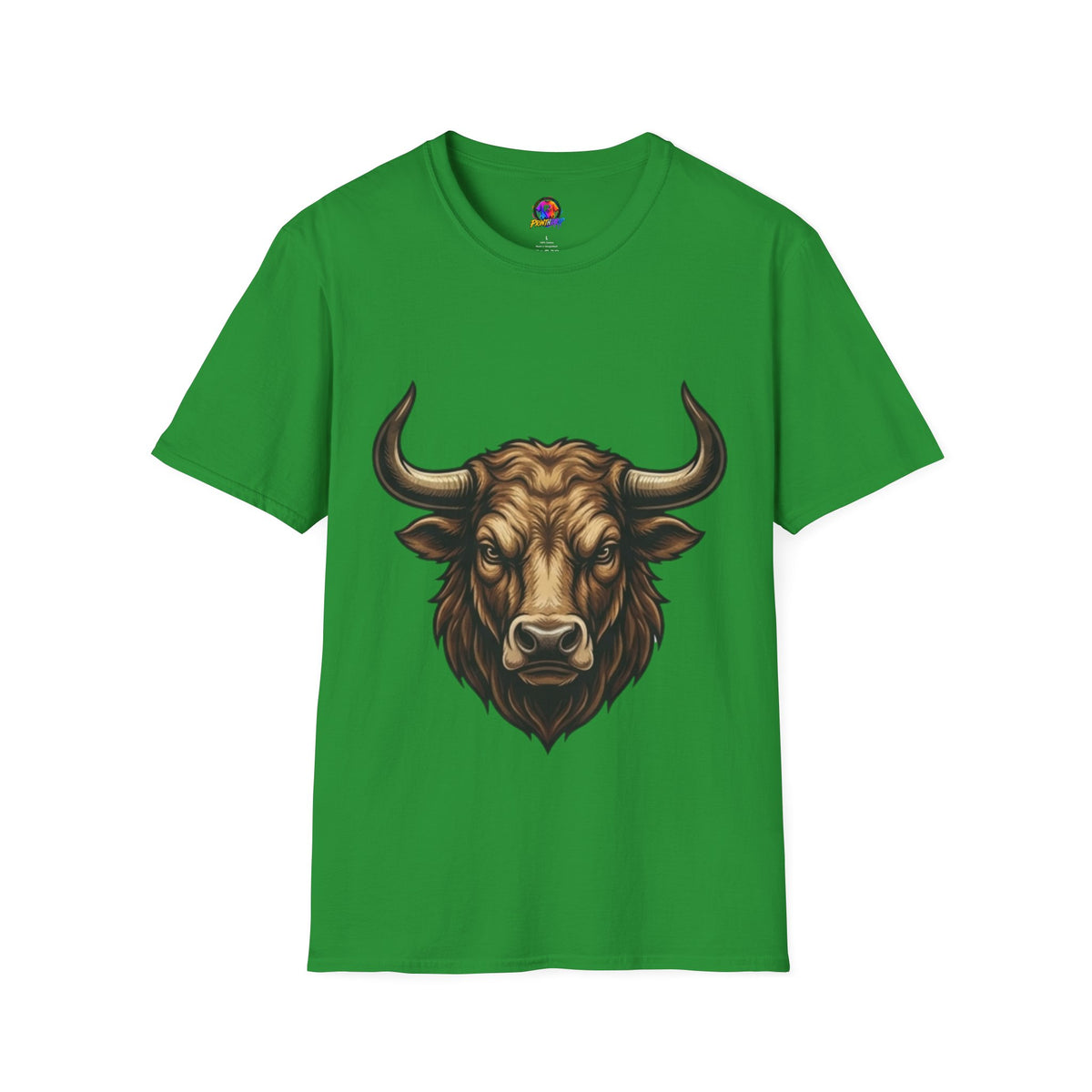 Taurus Bull Head T‑Shirt — Rustic Buffalo Graphic Tee