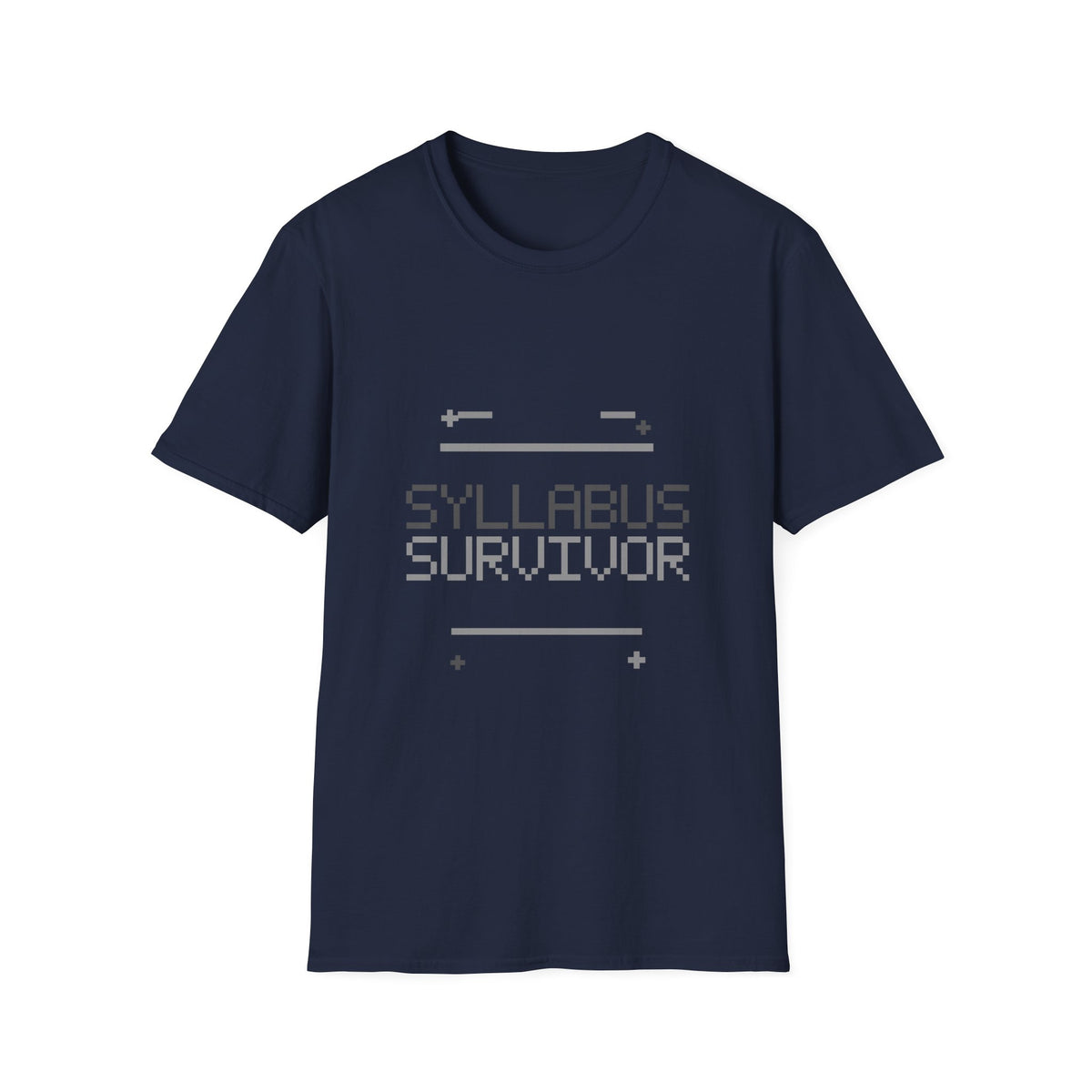Syllabus Survivor Funny Back to School Student White Graphic Tee - Trending Now - September 2026