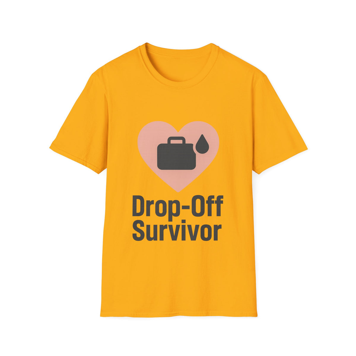Drop-Off Survivor T-Shirt — Heart & Inkjet Printer Rescue Tee - Trending Now - August 2026
