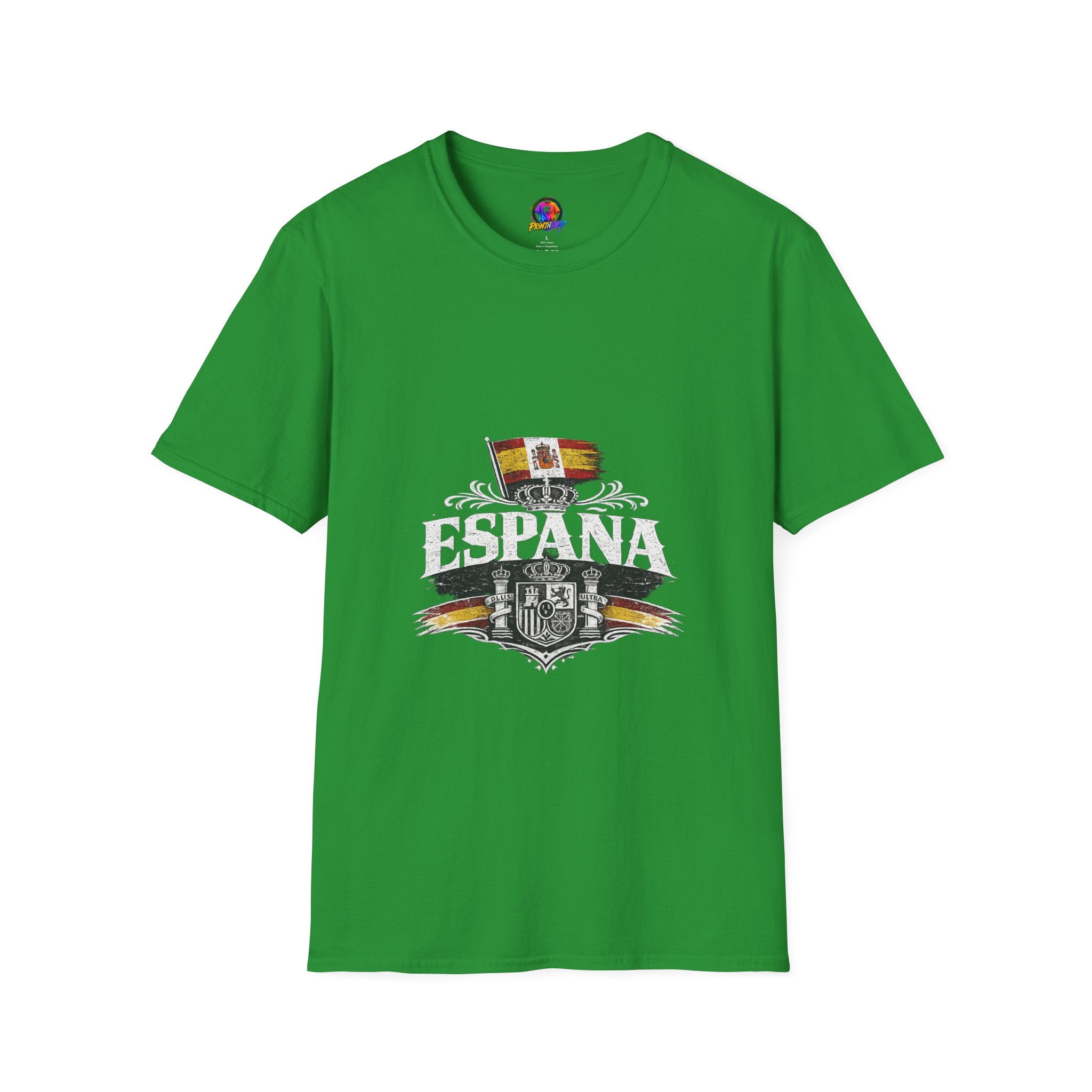 Spain Flag Crest T-Shirt — Spanish Pride Graphic Tee