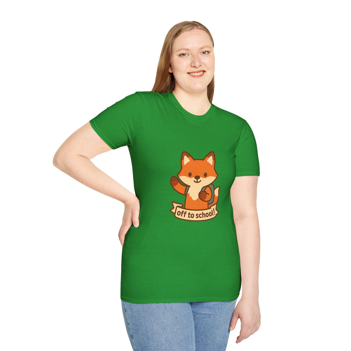 Cute Fox "Off to School" T-Shirt — Kids/Teacher Back-to-School Tee - Trending Now - August 2026