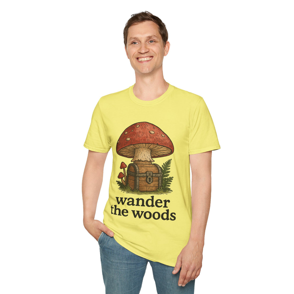 Mushroom Fairy Door T-Shirt — Whimsical Red Toadstool Graphic Tee - Trending Now - September 2026