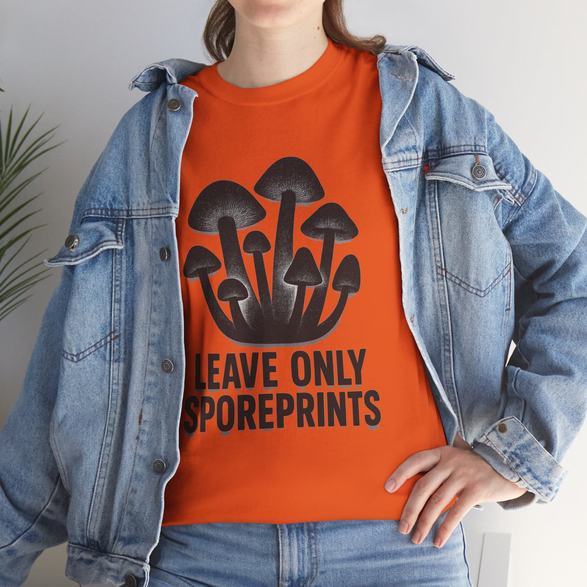 Mushroom Tee — "Leave Only Sporeprints" Eco Nature Graphic Shirt - Trending Now - August 2026