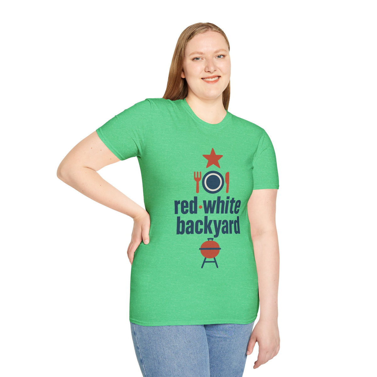 Patriotic BBQ T-Shirt — Red Star Plate Grill Graphic - Trending Now - August 2026