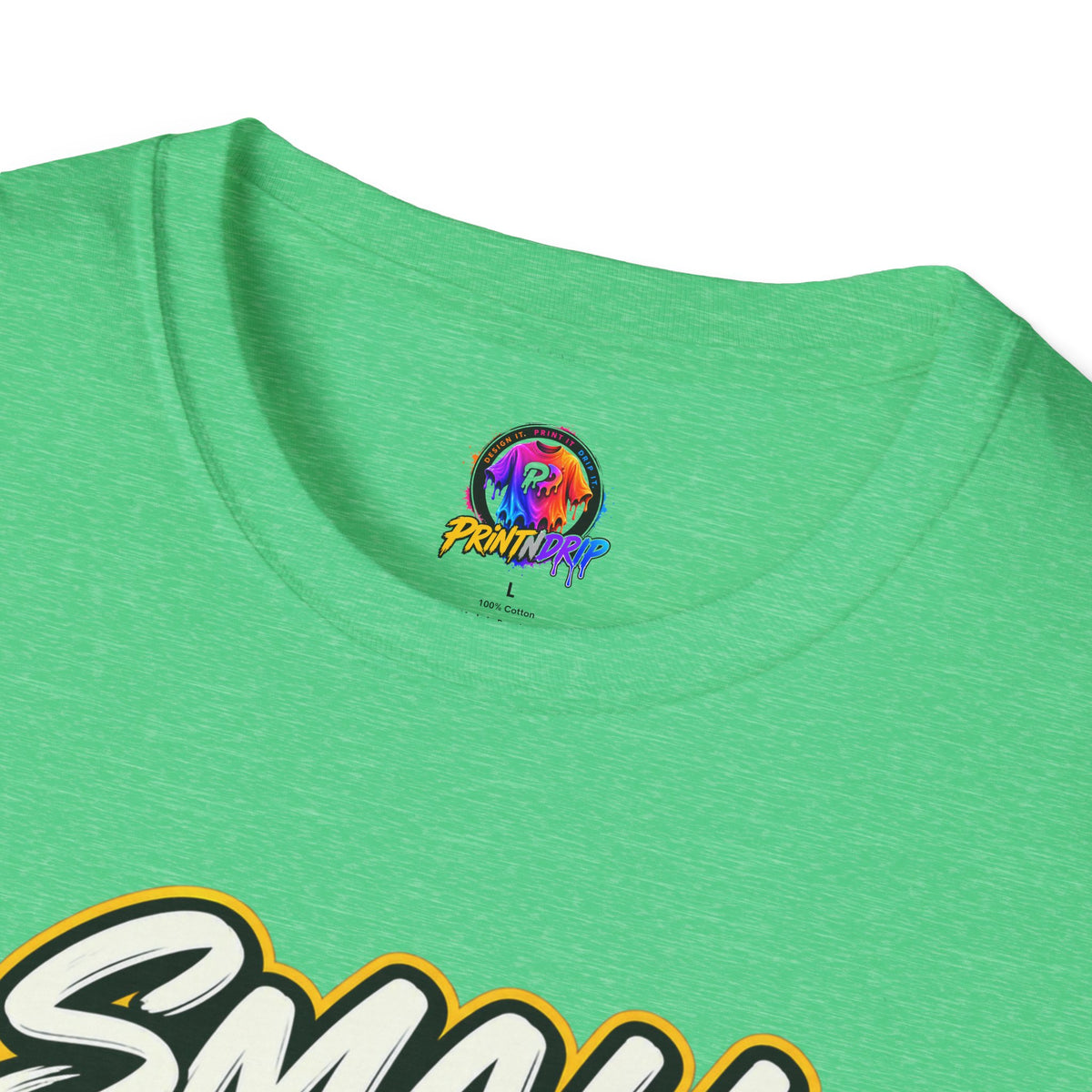 Children's Cancer Awareness T-Shirt — "Small Hands Big Courage" Yellow Ribbon