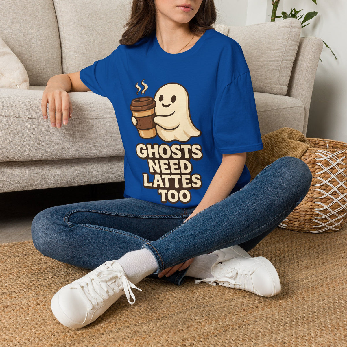 Ghosts Need Lattes Too T-Shirt - Trending Now - August 2026