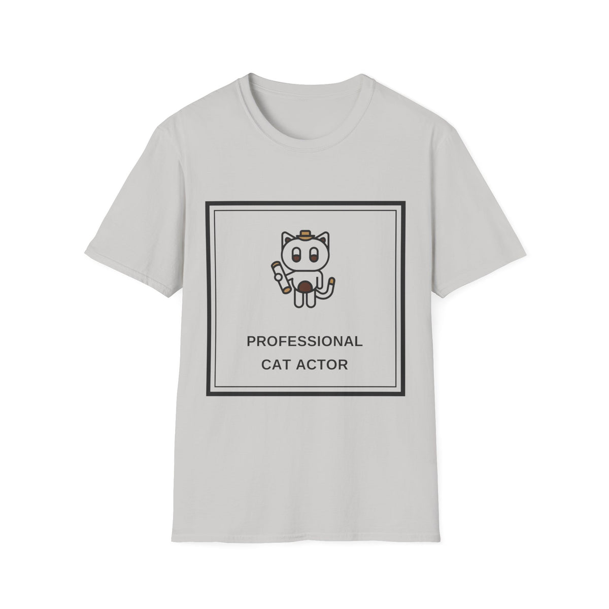 Cat T‑Shirt — "Professional Cat Actor" Cute Cartoon Tee - Trending Now - August 2026