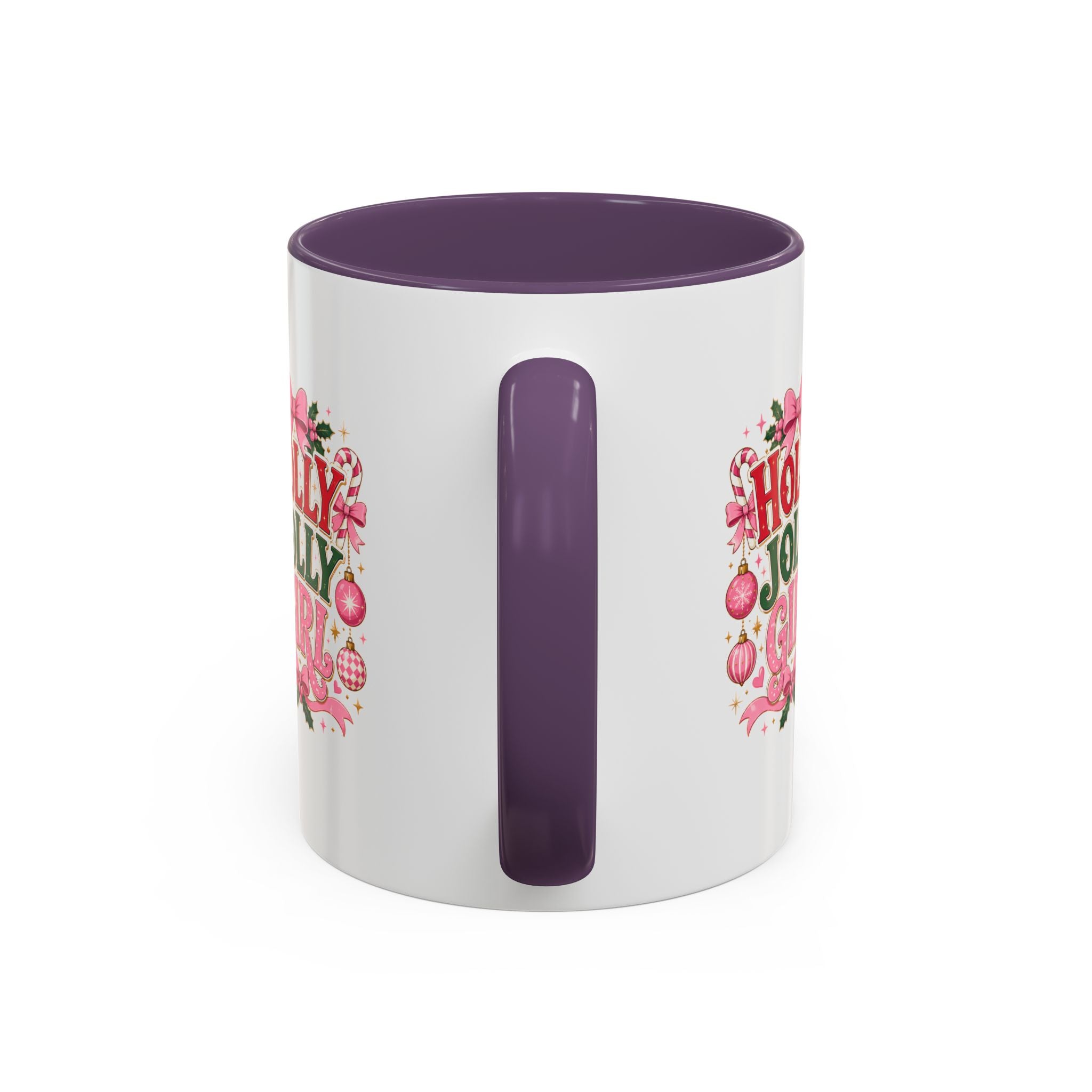 Accent Coffee Mug Holly Jolly Girl