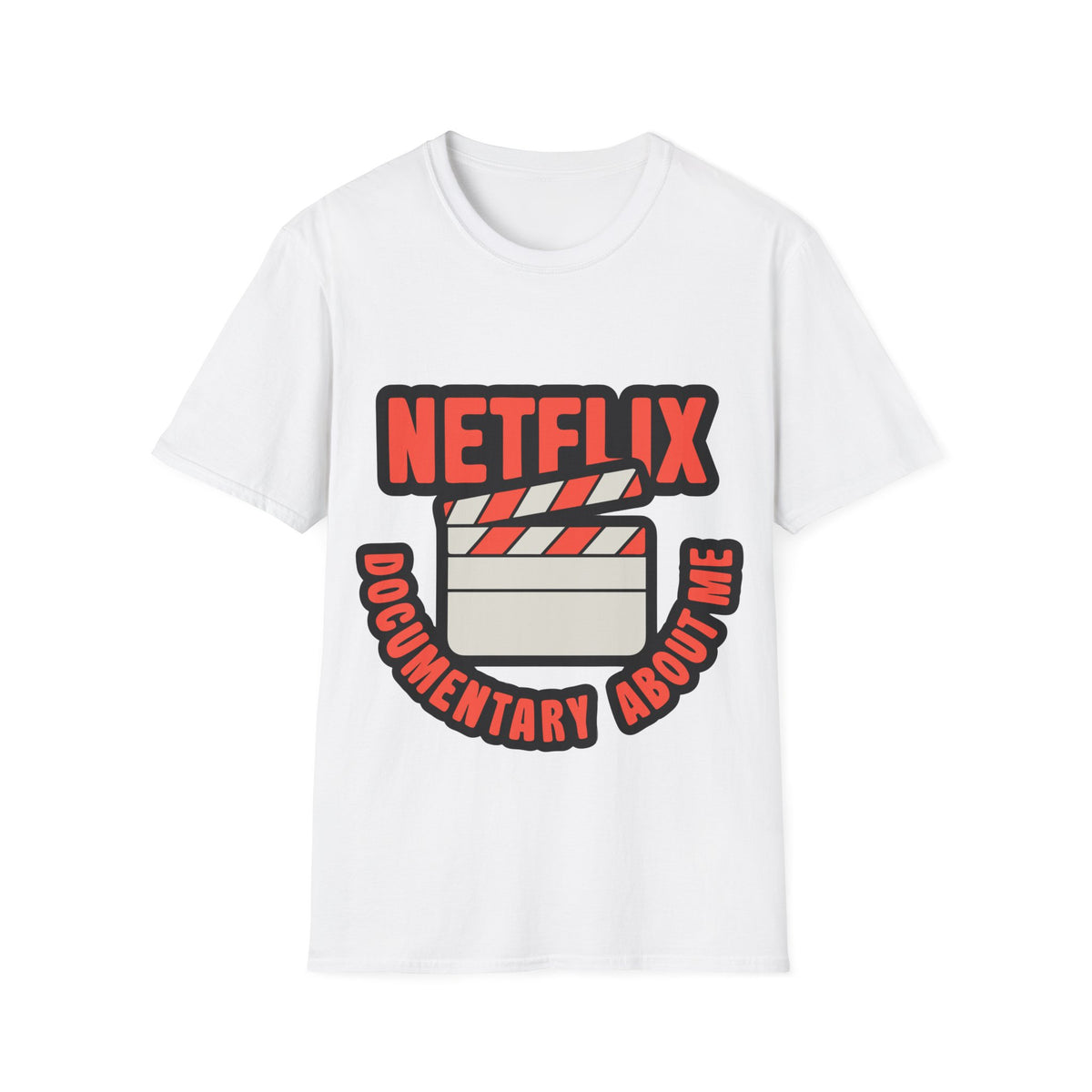 Netflix Documentary About Me Red Bubble Font T-Shirt - Y2K Pop Culture Graphic Tee - Trending Now - September 2026