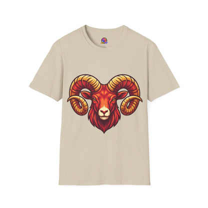 Ram Skull T-Shirt — Bold Goat Horn Graphic Tee (Aries/Zodiac)