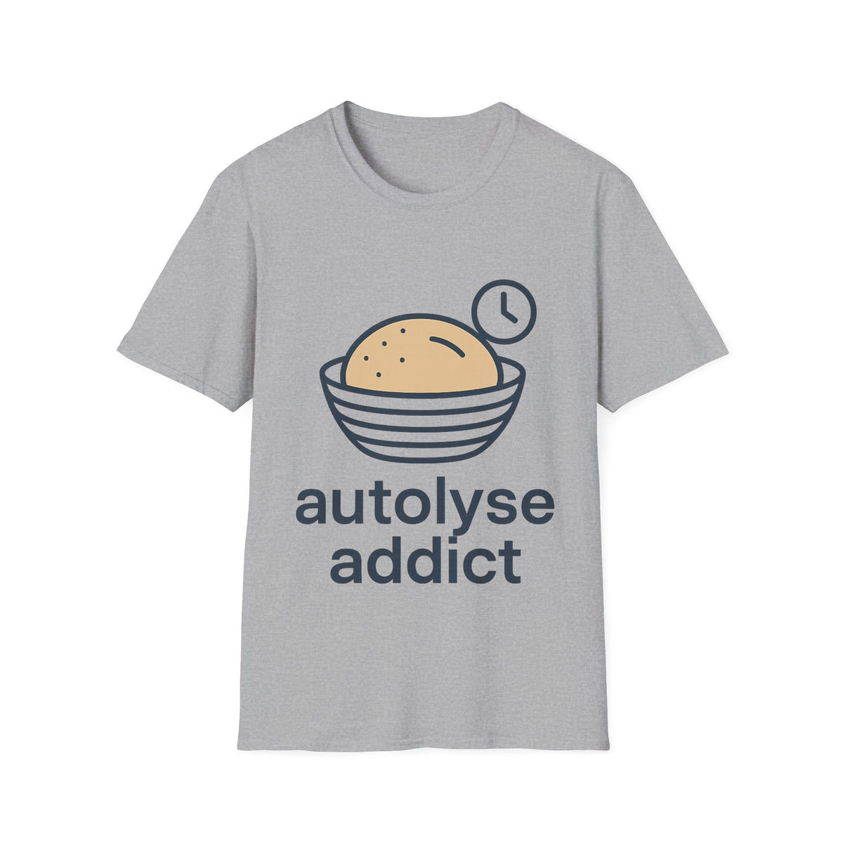 "Autolyse Addict" Funny Sourdough Baking Tee - Cute Bread Maker Pastry White T-Shirt - Trending Now - September 2026