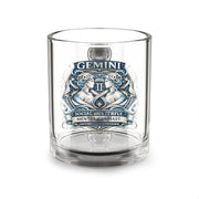Gemini Zodiac Glass Mug — 'Social Butterfly' 10oz Astrology Coffee Cup