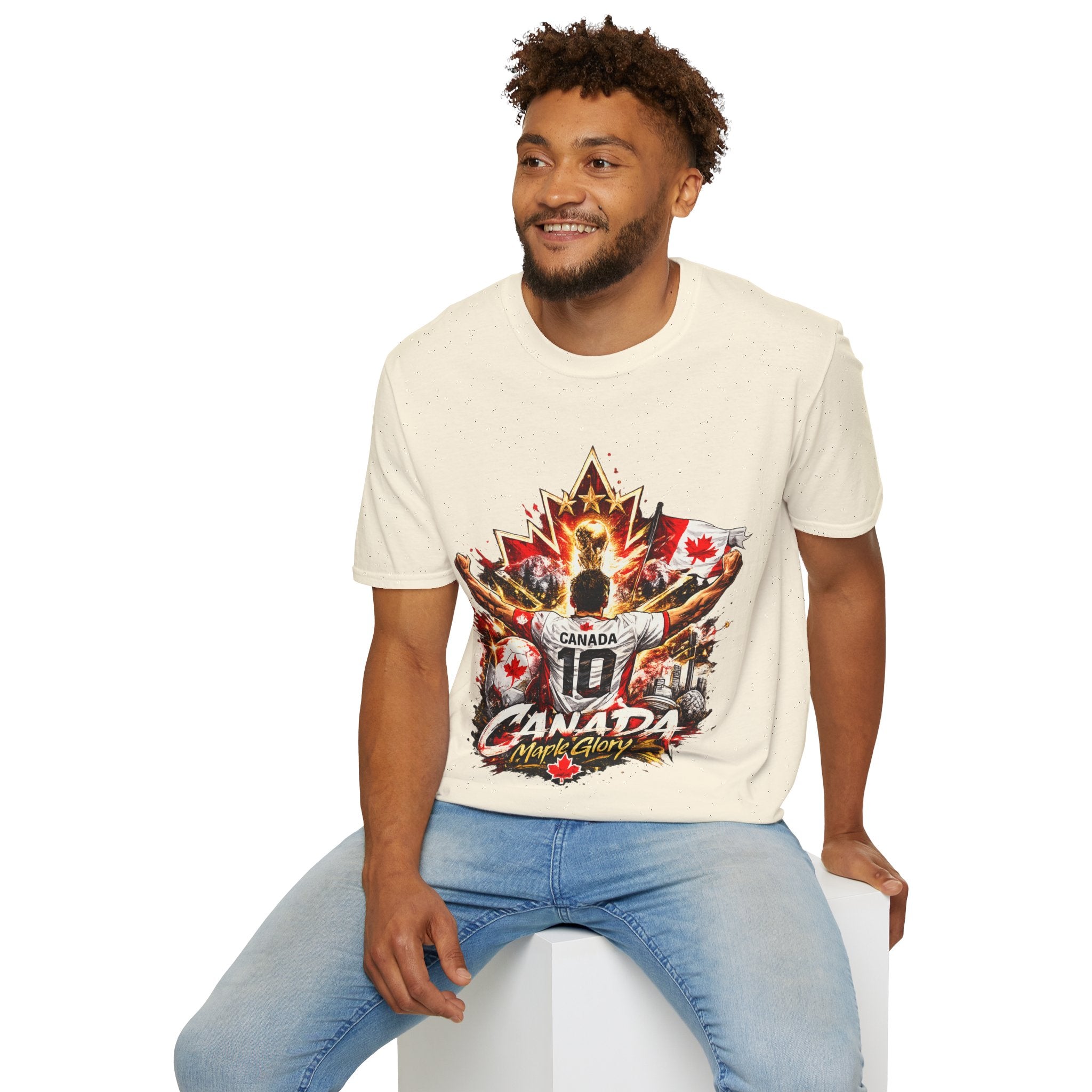 Canada Maple Glory T‑Shirt — Vintage Canadian Maple Leaf Graphic Tee