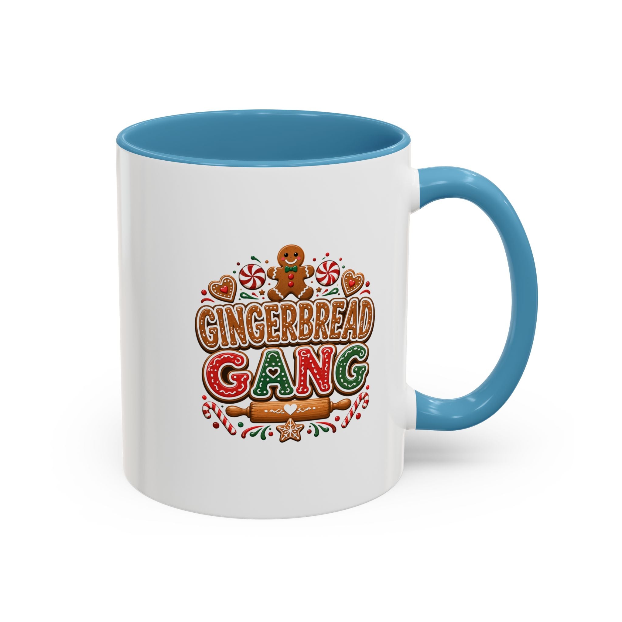 Gingerbread Gang Coffee Mug – Holiday Baking Christmas Cocoa Mug