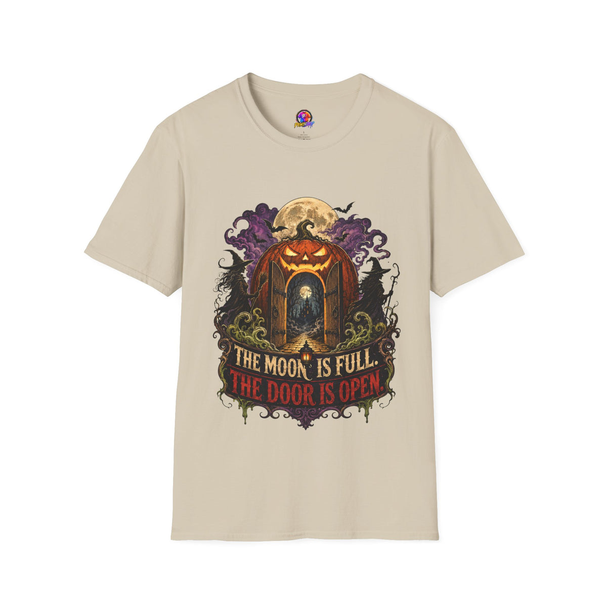 Halloween The Moon Is Full Unisex Softstyle T-Shirt