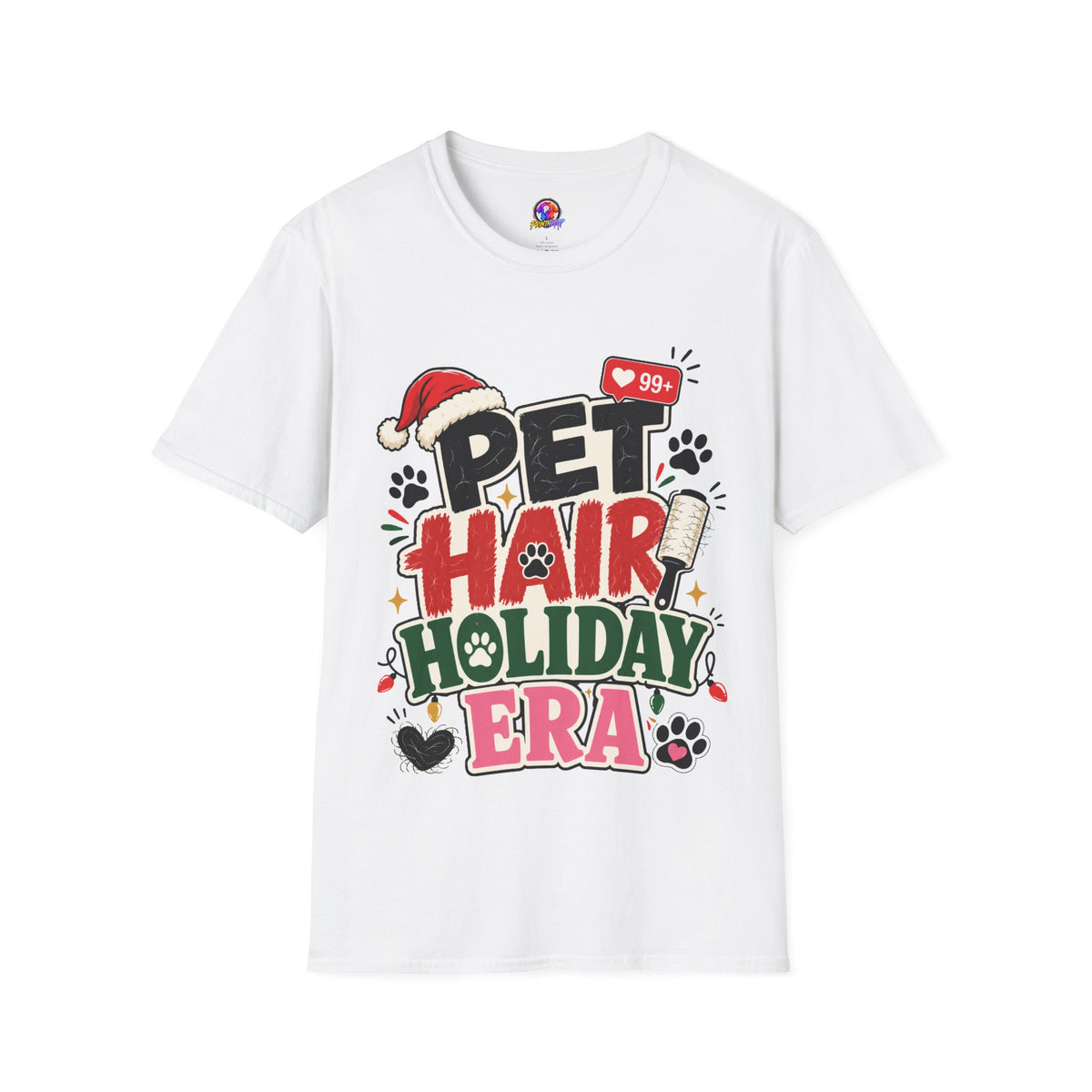 Pet Hair Holiday Tee — Funny Christmas Shirt for Pet Lovers