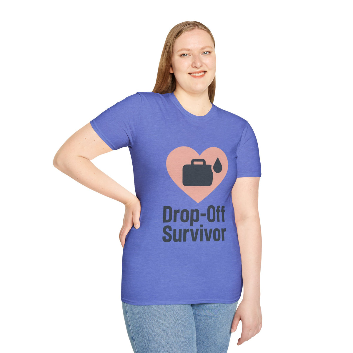 Drop-Off Survivor T-Shirt — Heart & Inkjet Printer Rescue Tee - Trending Now - August 2026