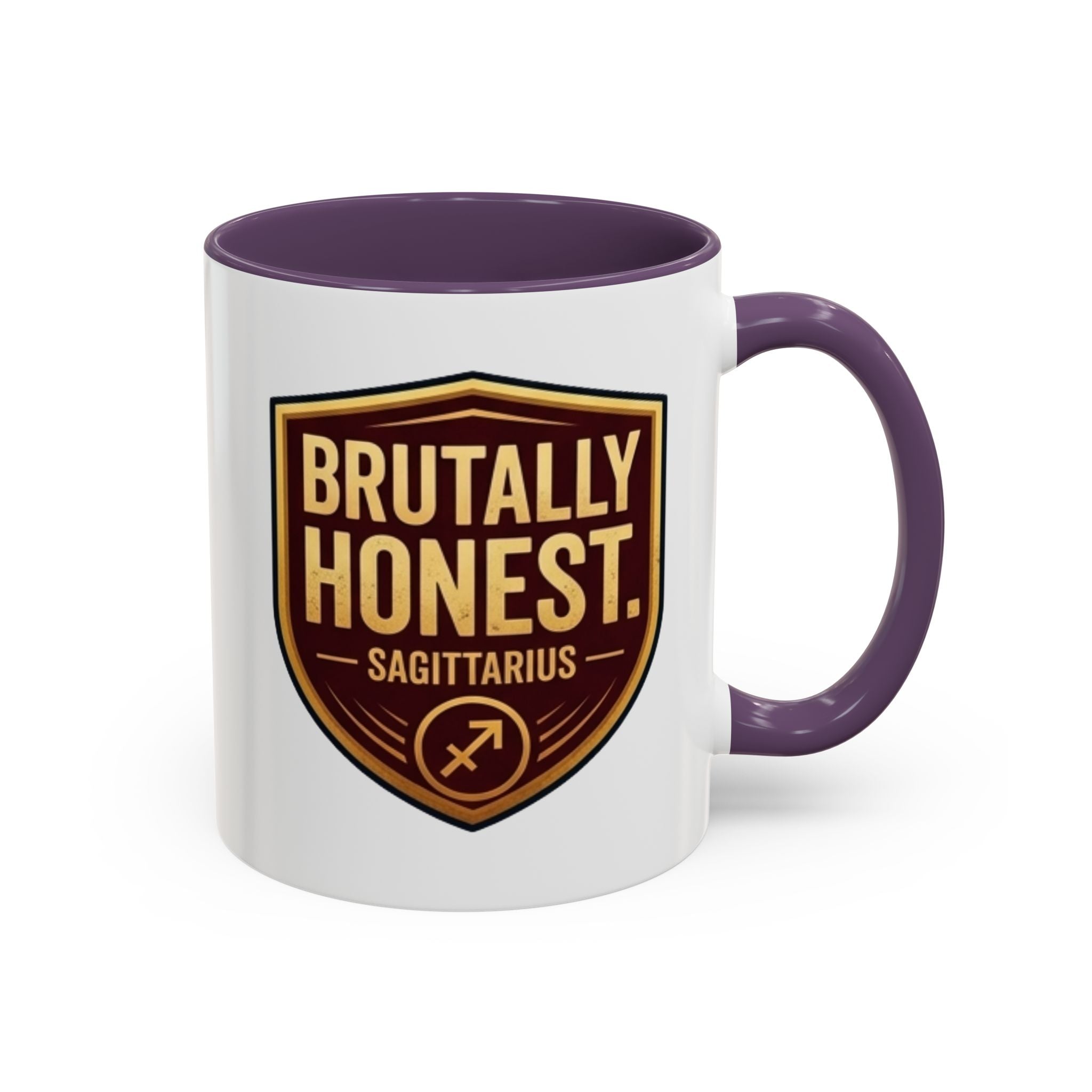 Sagittarius Coffee Mug - "Brutally Honest" Zodiac Accent Mug (11/15oz)