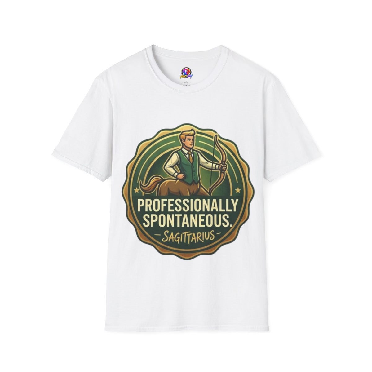 Sagittarius Archer T‑Shirt — "Professionally Spontaneous" Zodiac Tee
