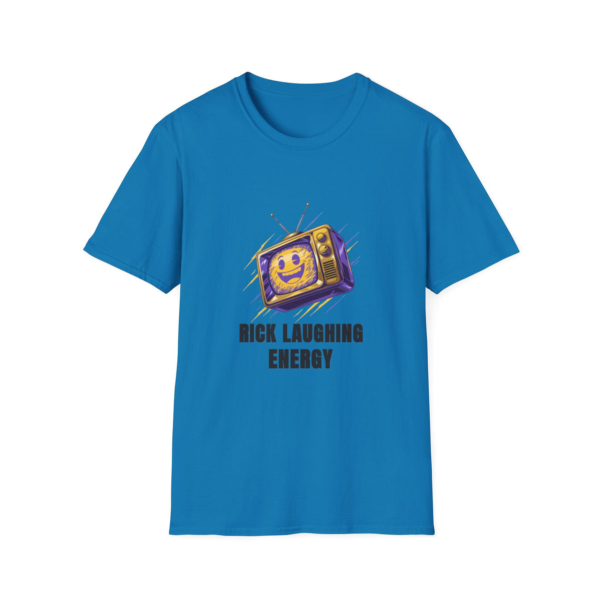 Rick Laughing Energy T-Shirt — Retro TV Graphic Tee - Trending Now - August 2026