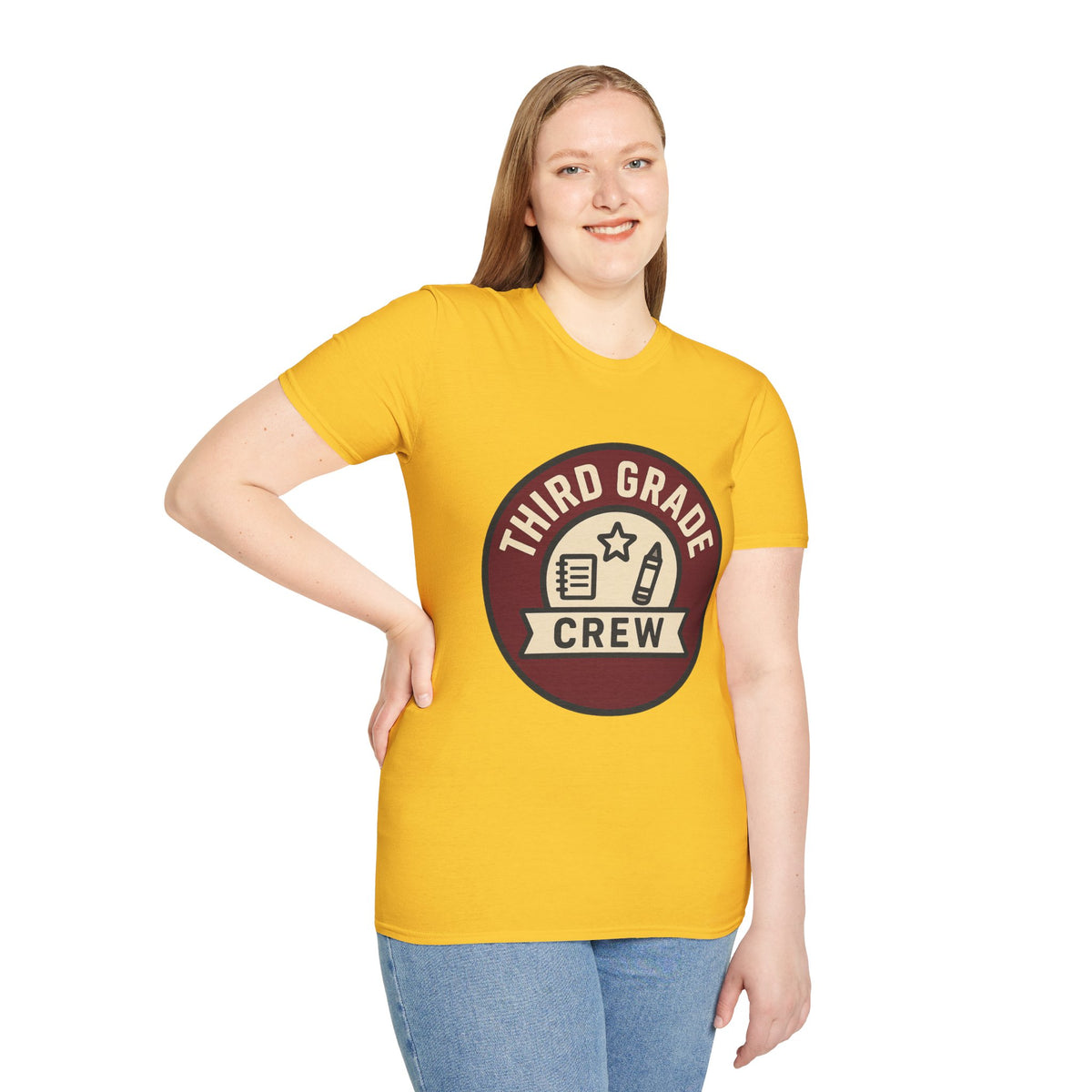 Third Grade Crew T-Shirt — Retro School Teacher & Student Tee - Trending Now - August 2026