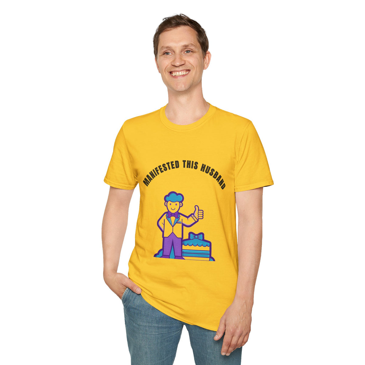 Manifested This Husband T-Shirt — Funny Couple Gift Tee - Trending Now - September 2026
