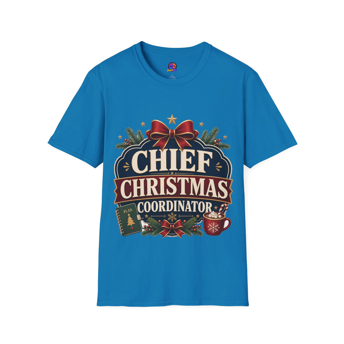 Christmas T-Shirt — "Chief Christmas Coordinator" Holiday Graphic Tee