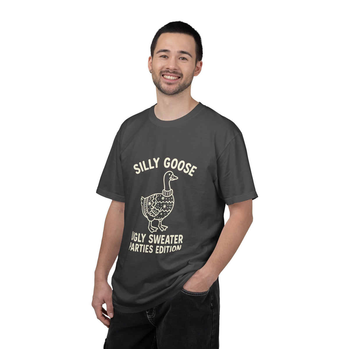 Silly Goose Ugly Sweater Parties Edition T-Shirt - Trending Now - October 2026