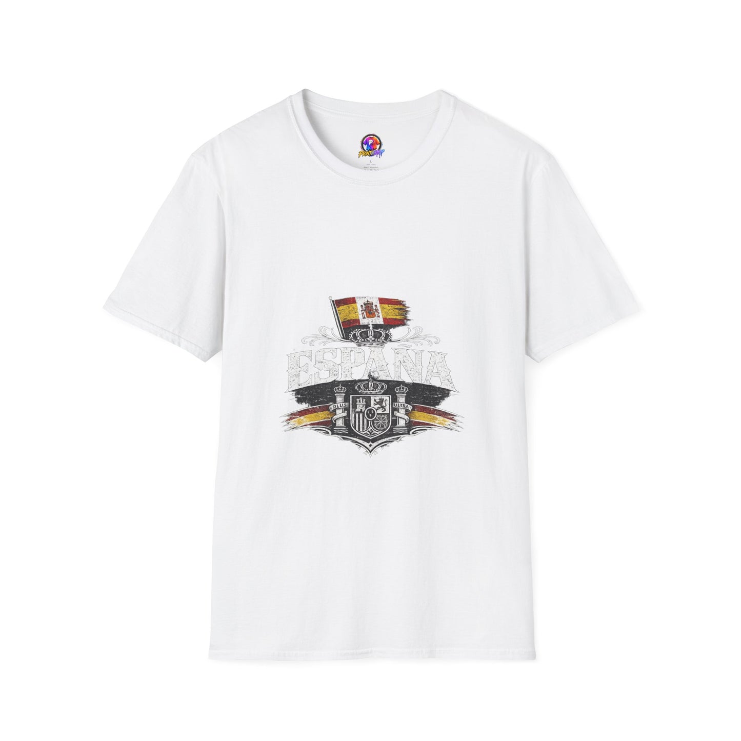 Spain Flag Crest T-Shirt — Spanish Pride Graphic Tee