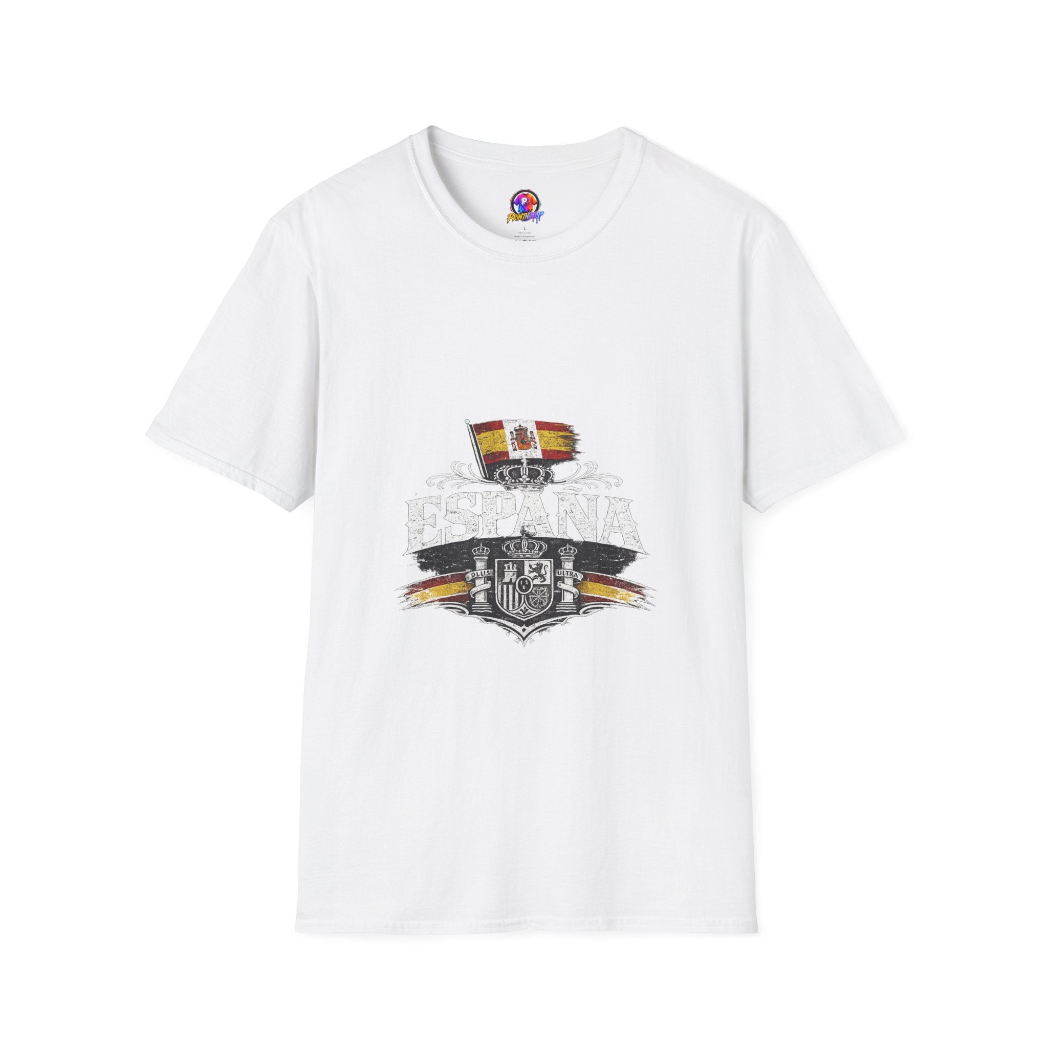 Spain Flag Crest T-Shirt — Spanish Pride Graphic Tee