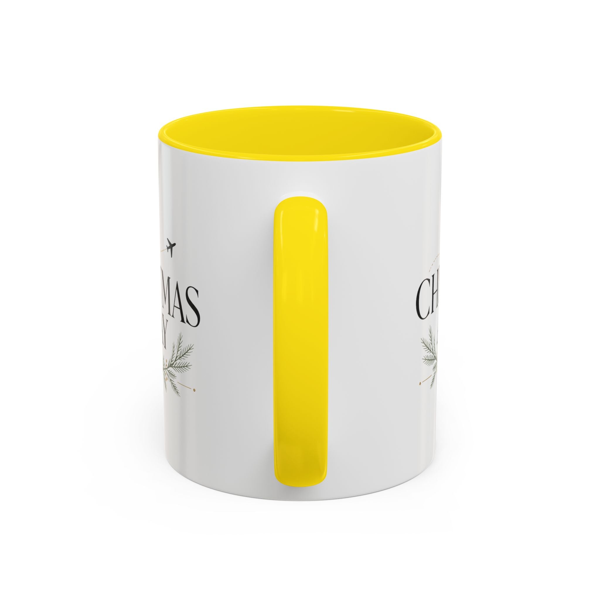 Christmas Away Accent Coffee Mug — Holiday Travel Coffee Cup