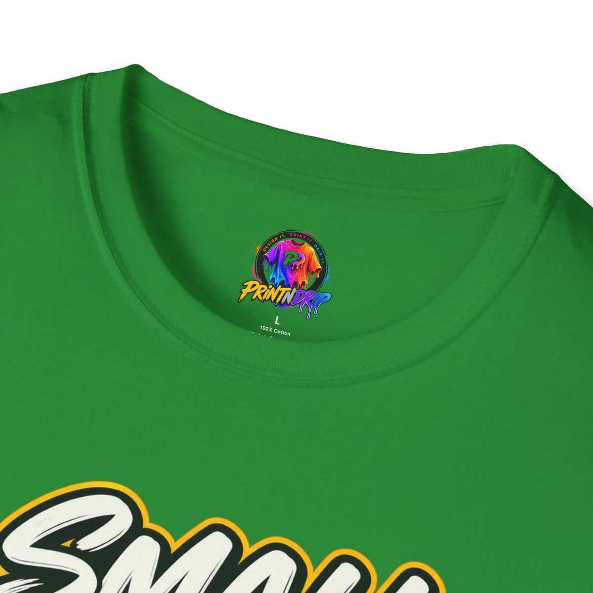 Children's Cancer Awareness T-Shirt — "Small Hands Big Courage" Yellow Ribbon