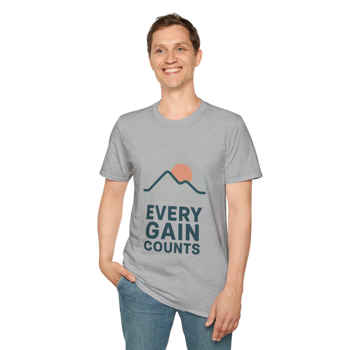 Every Gain Counts Mountain T-Shirt — Inspirational Hiking Tee - Trending Now - September 2026